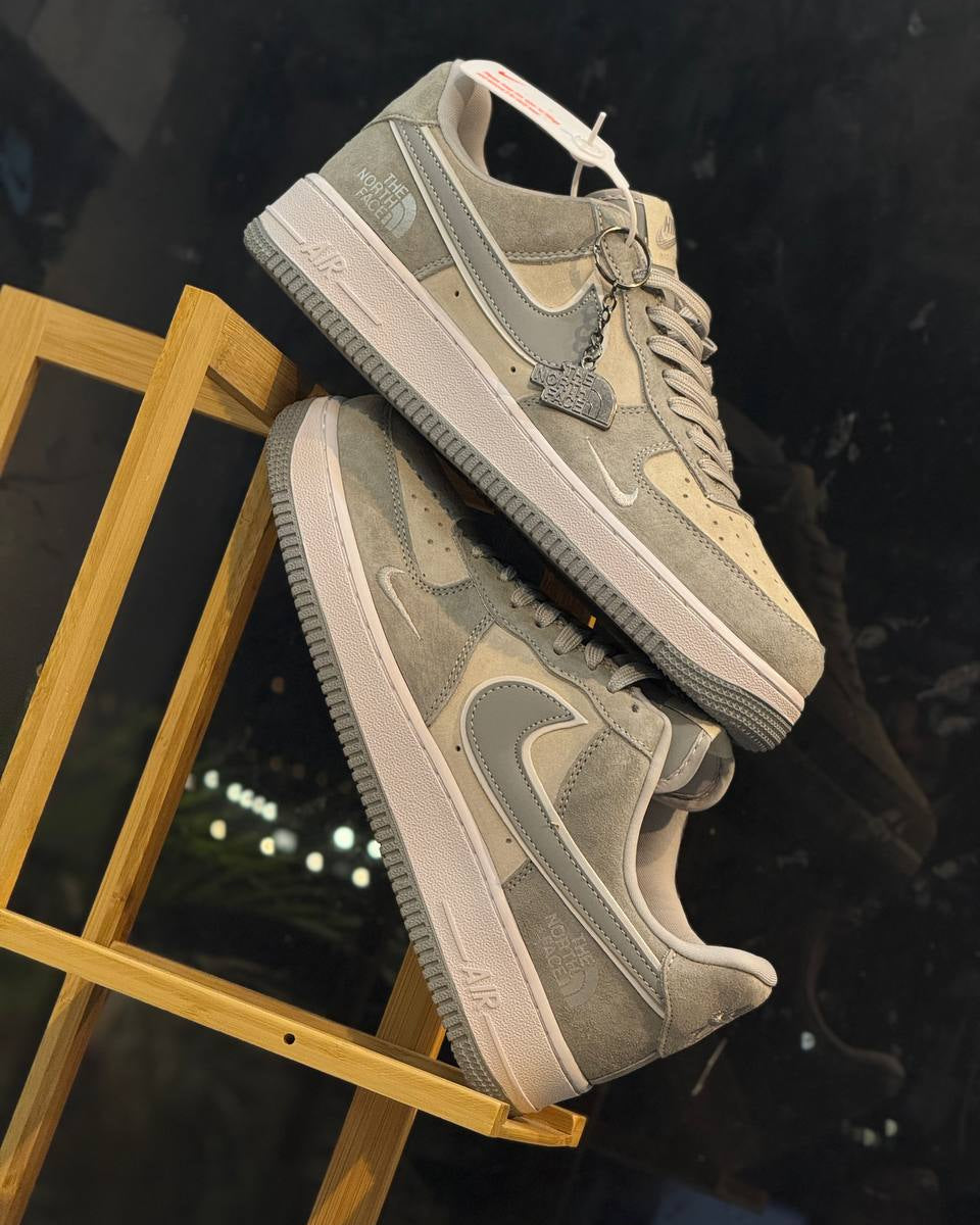 Nike Air Force 1 Low x The North Face Grey Suede Edition