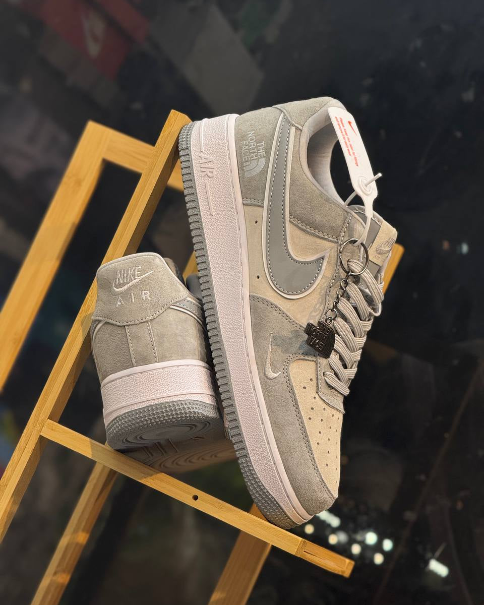 Nike Air Force 1 Low x The North Face Grey Suede Edition