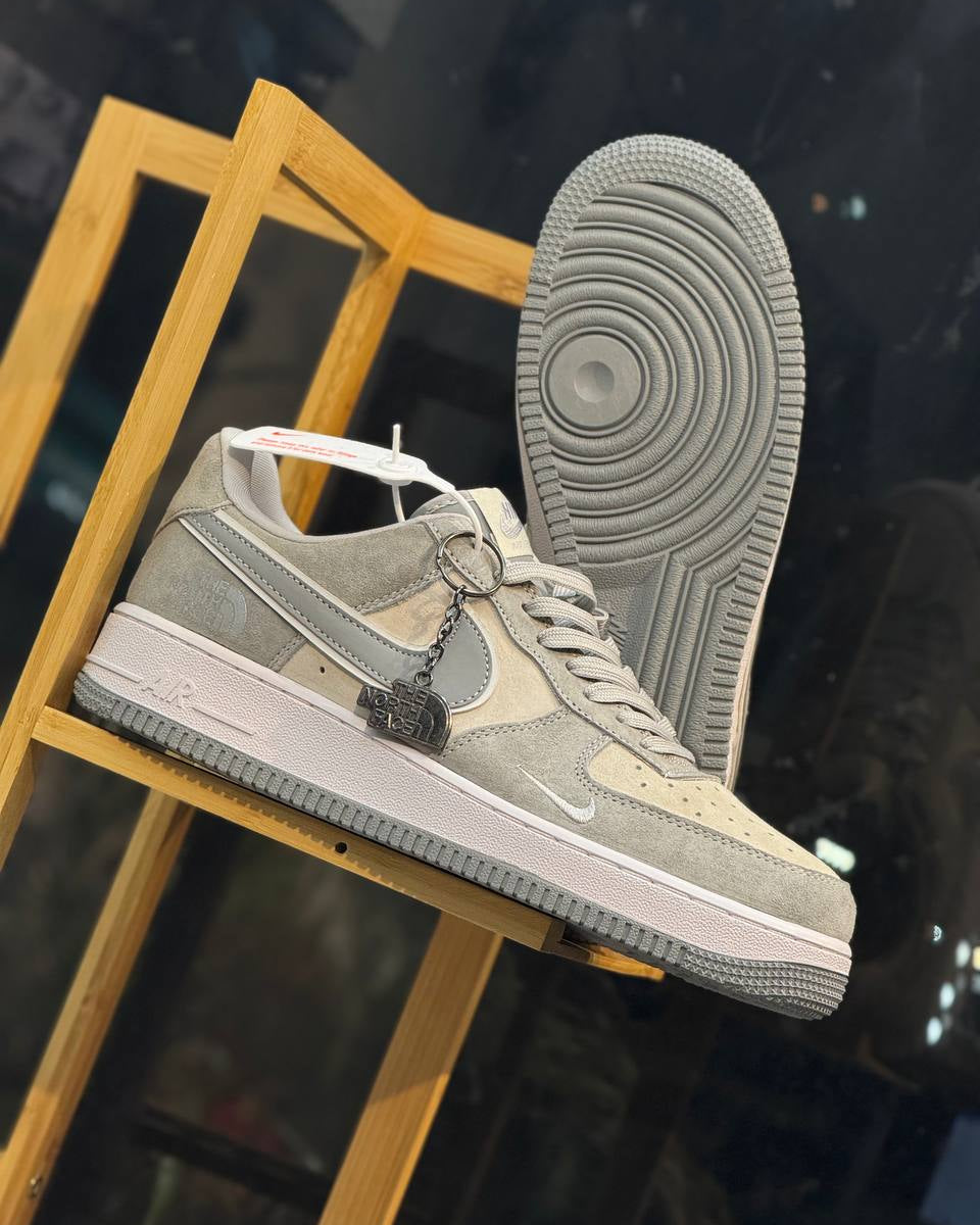 Nike Air Force 1 Low x The North Face Grey Suede Edition