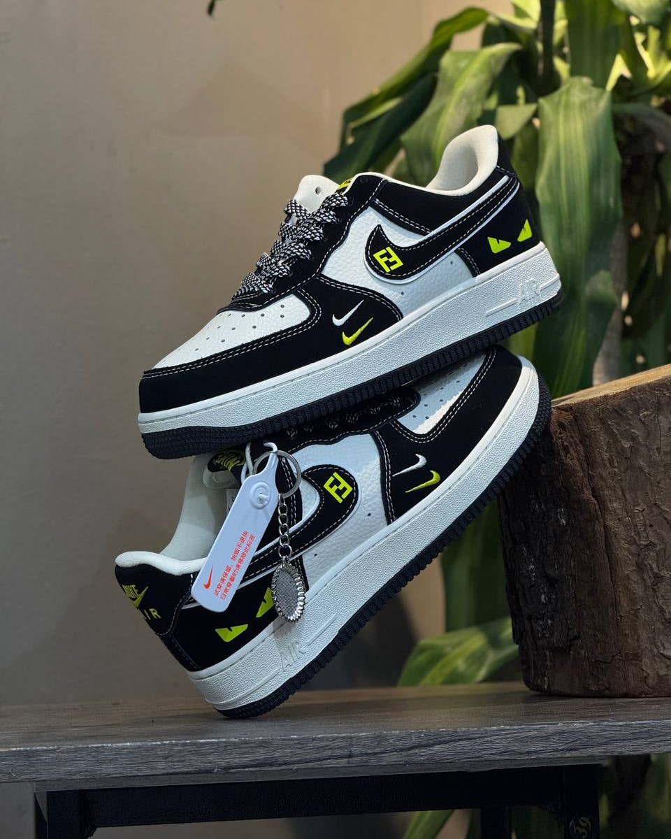 Nike Air Force 1 Low Fendi Eyes Black White Edition