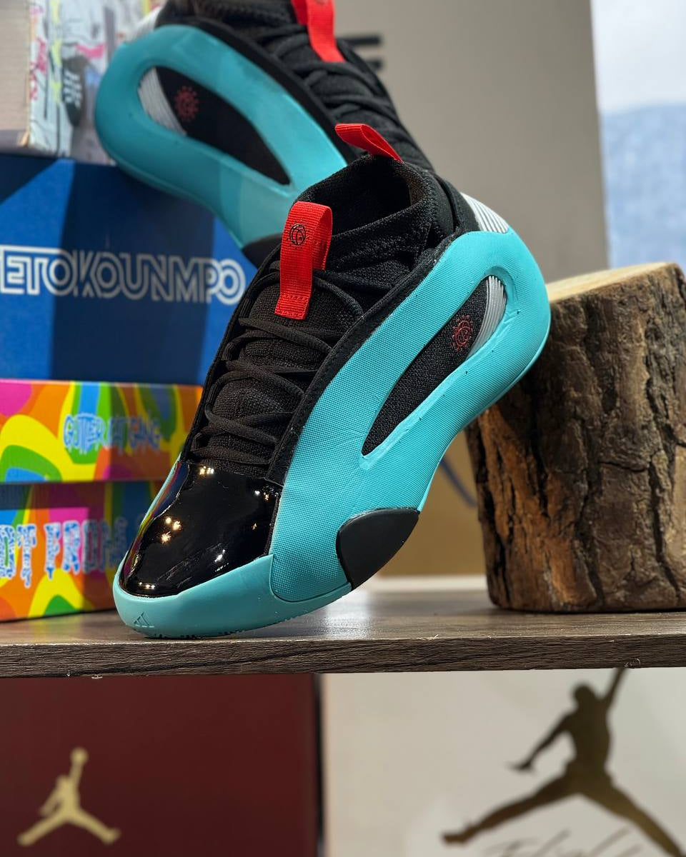 シューズ(男性用)  Harden Vol.8 Adidas Harden Vol. 8 – Black / Aqua – Web Monkey Shoes