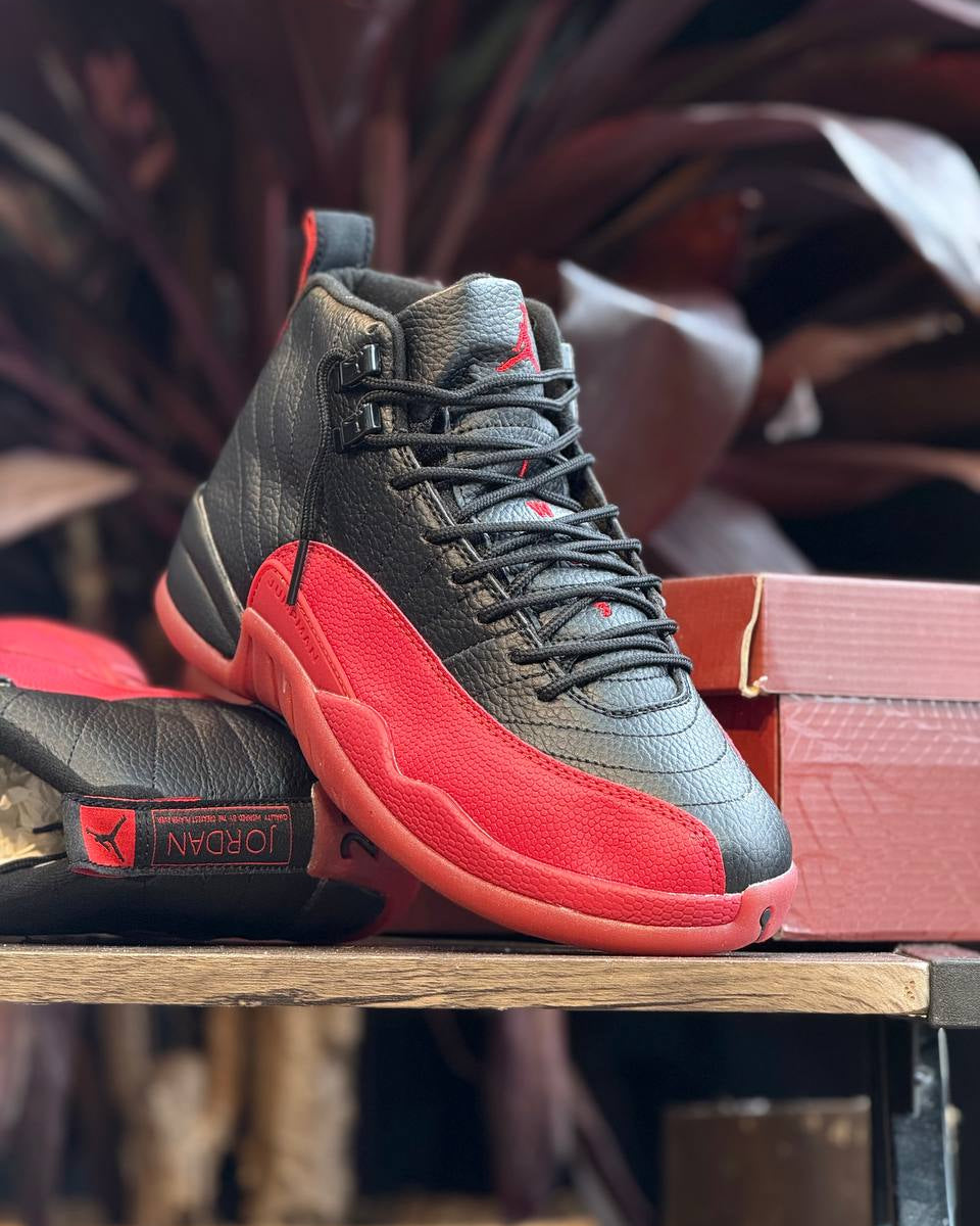 Air Jordan 12 Retro – Black / Gym Red