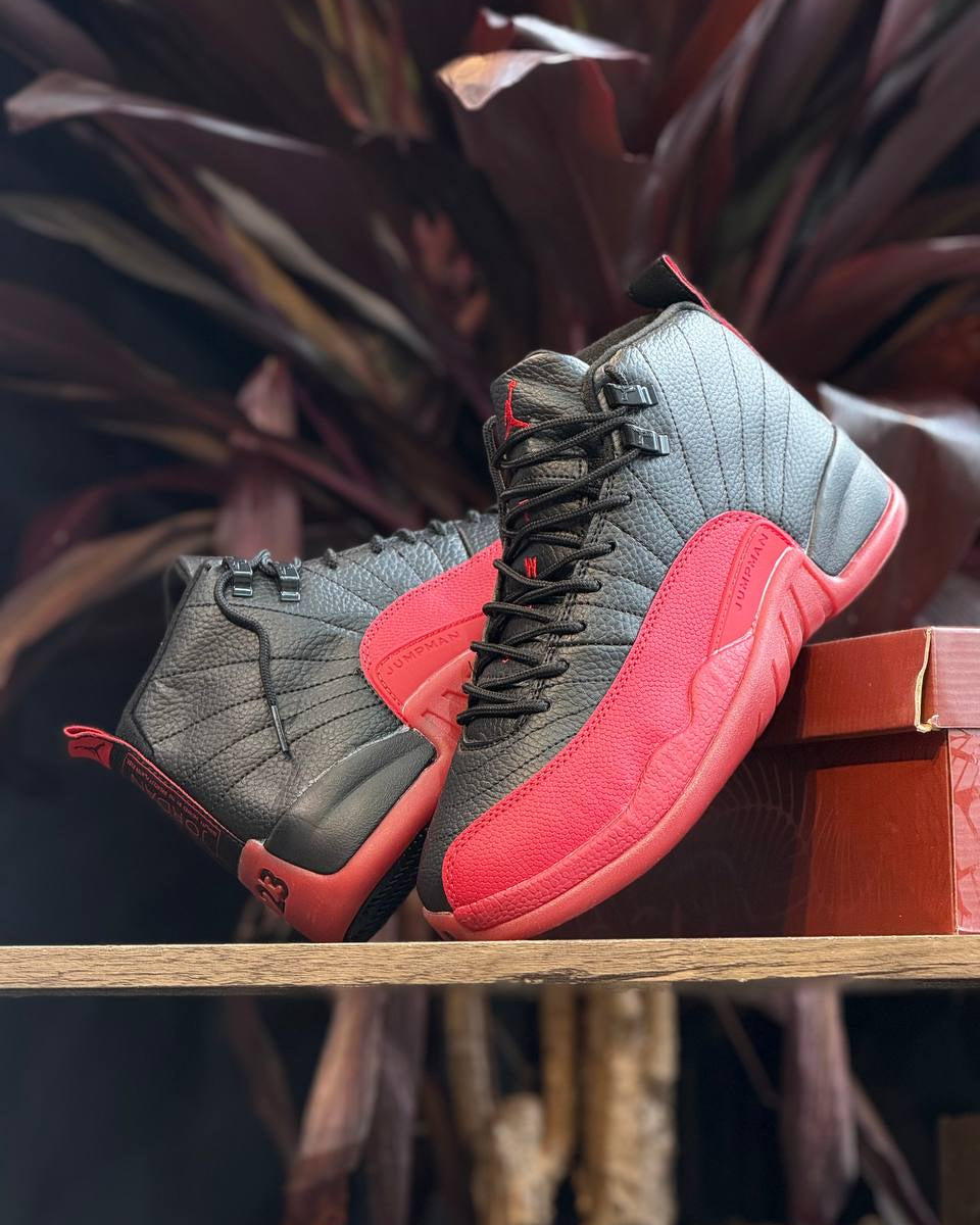 Air Jordan 12 Retro – Black / Gym Red