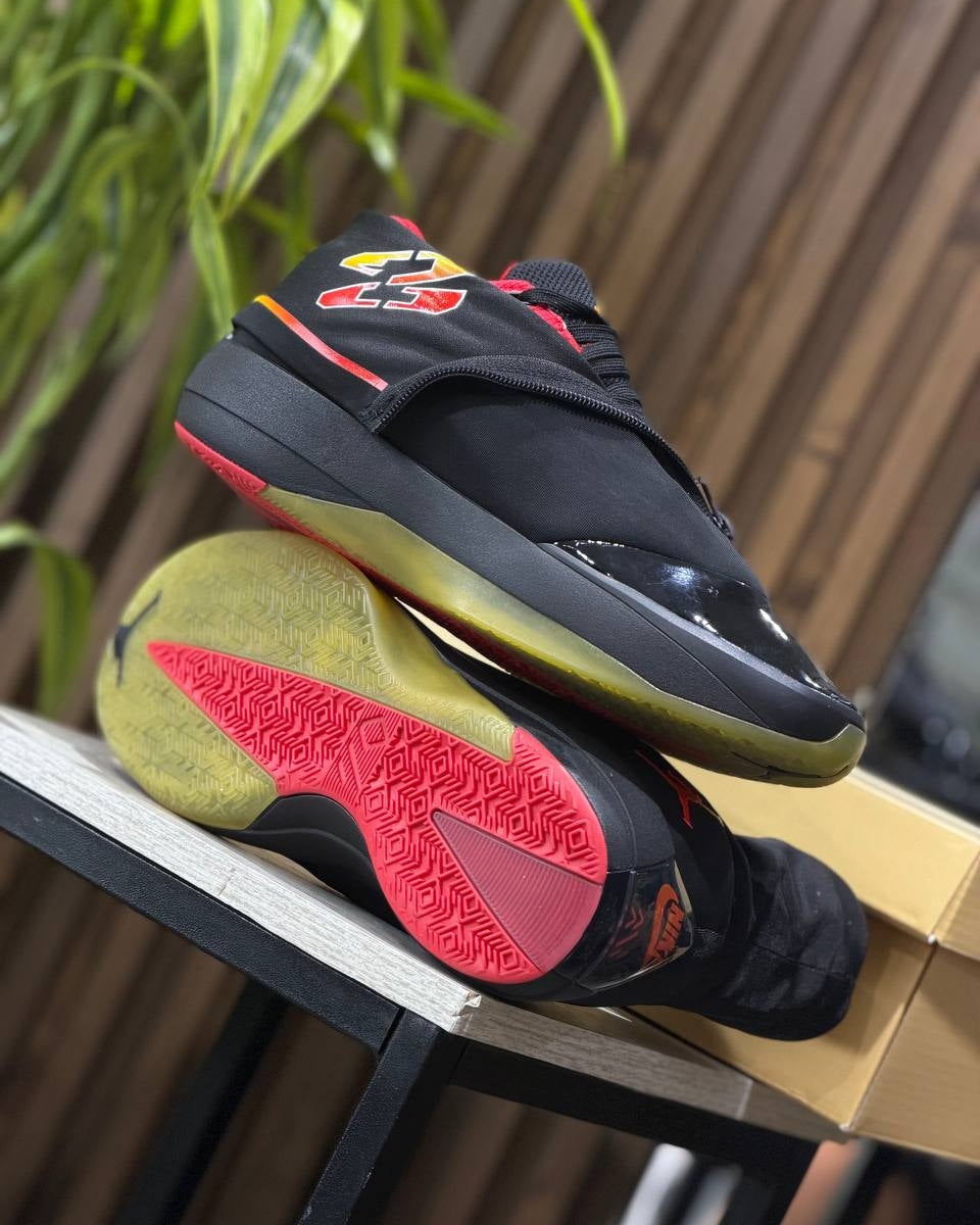 Air Jordan 4028 Black / Red / Gold