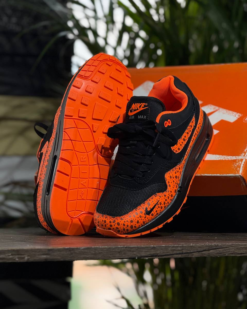 Nike Air Max 1 Safari Black & Orange
