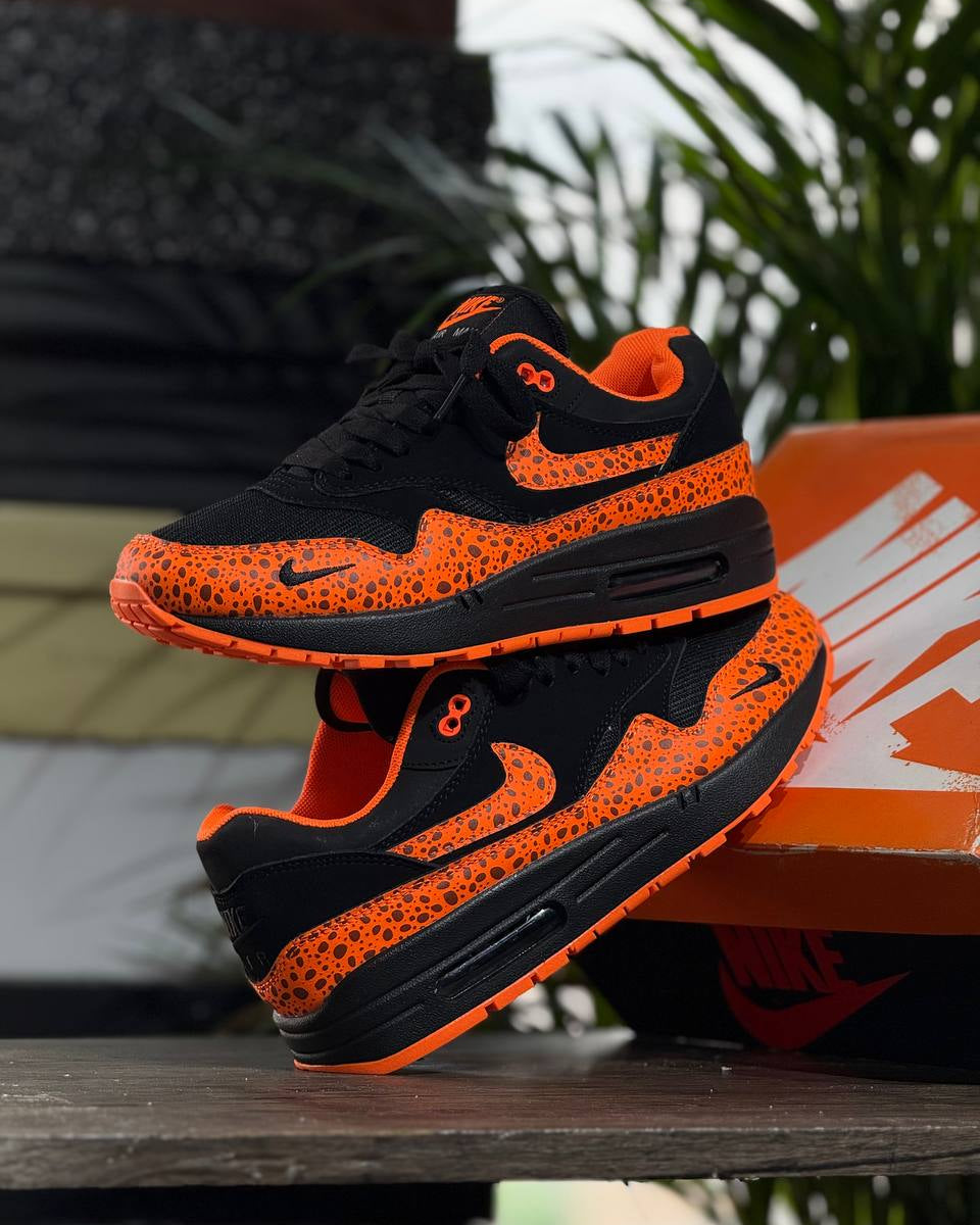Nike Air Max 1 Safari Black & Orange