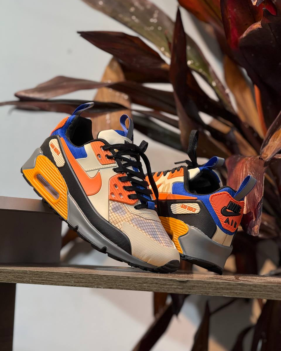 Nike Air Max 90 Desert Orange & Blue