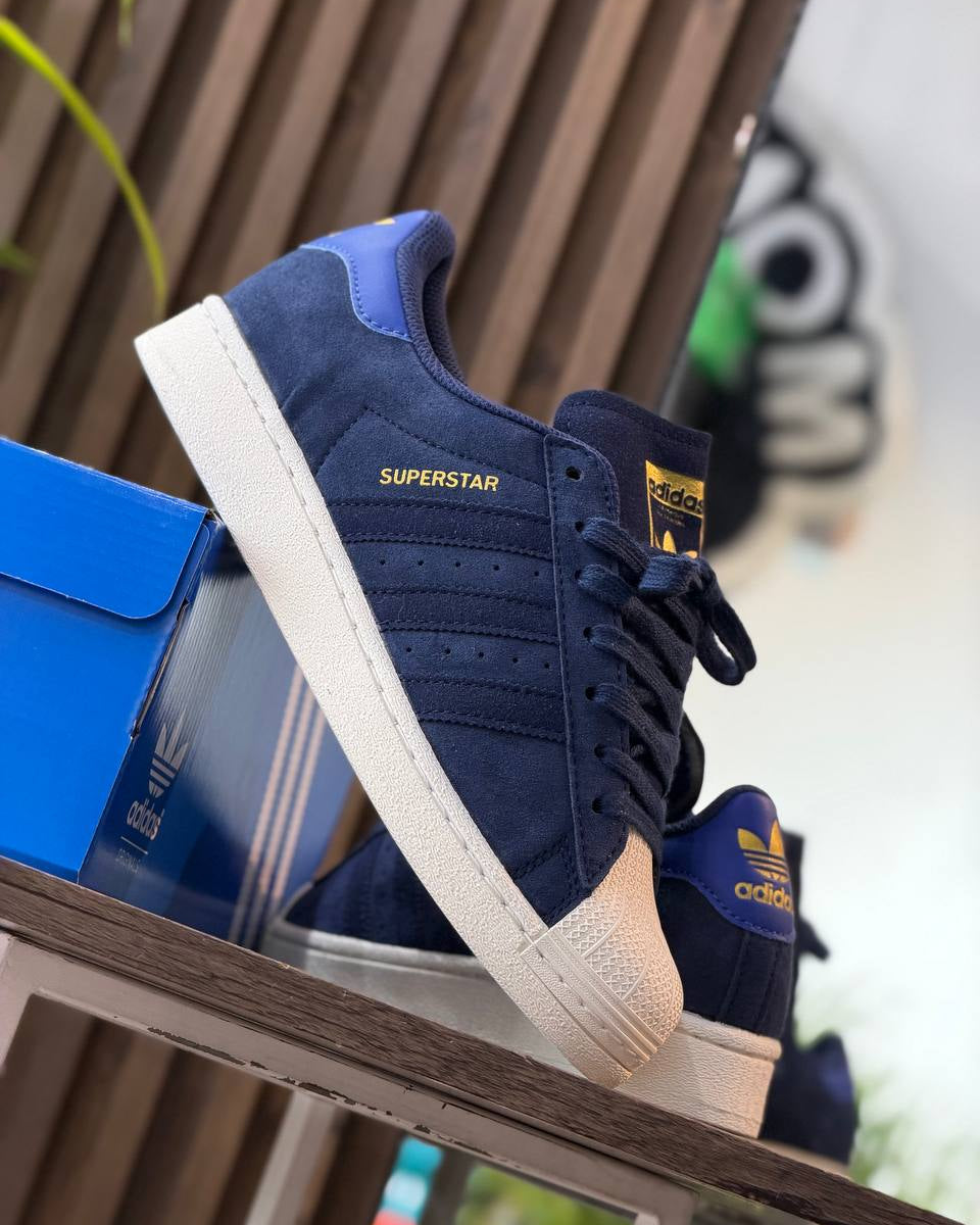 adidas Superstar ADV “Dark Blue/Team Royal Blue/Gold Metallic”