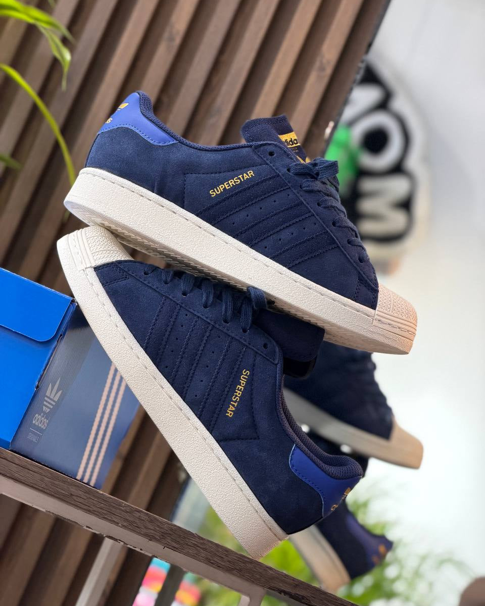 adidas Superstar ADV “Dark Blue/Team Royal Blue/Gold Metallic”