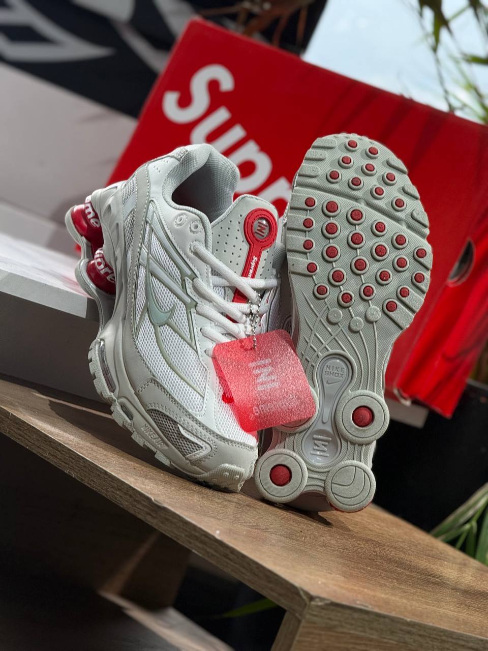 Nike Shox Ride 2 x Supreme – White / Red