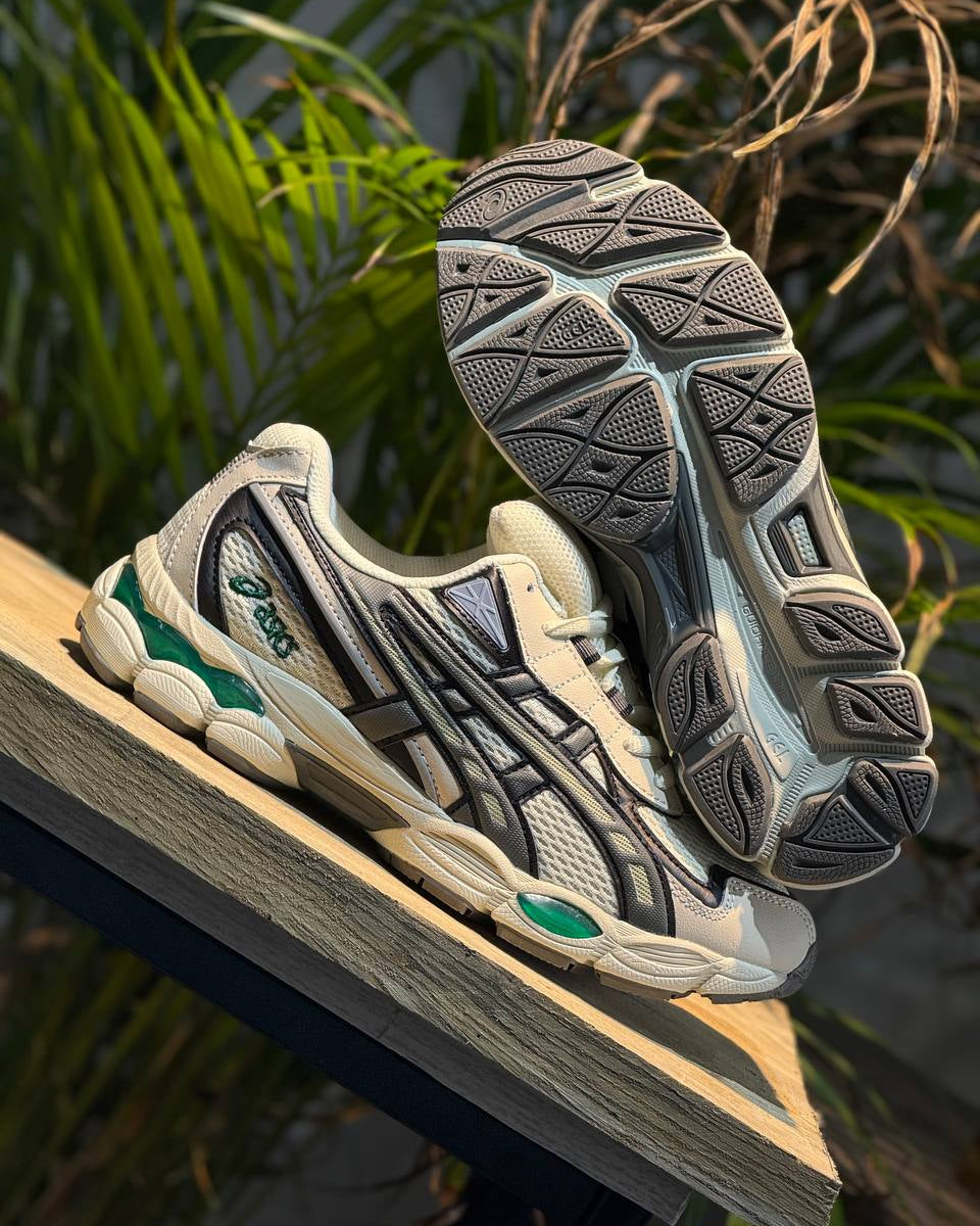 ASICS GEL-1130 – Cream / Grey / Green