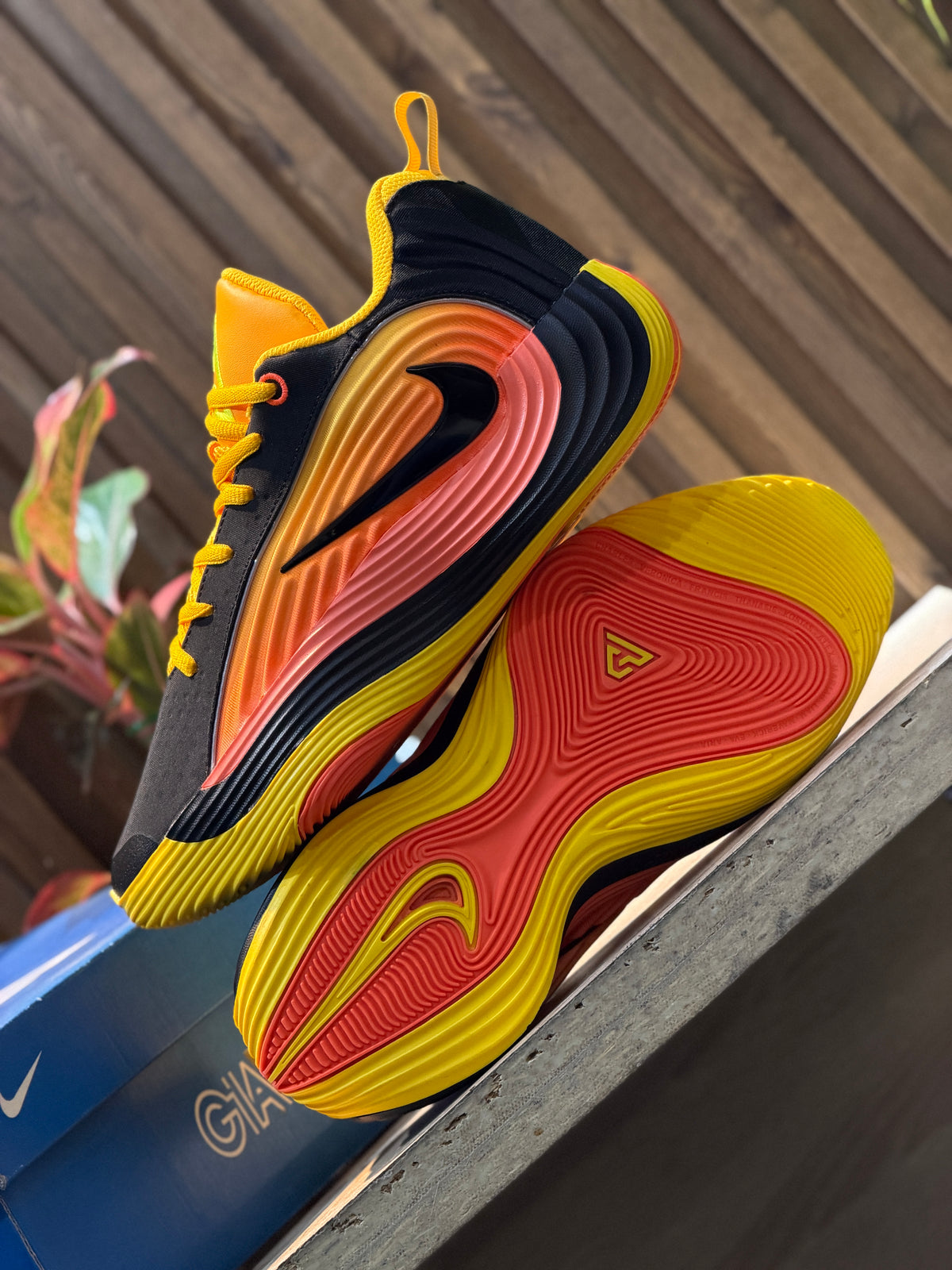 Nike Giannis Immortality 5 "Laser Crimson/Laser Orange/Black"