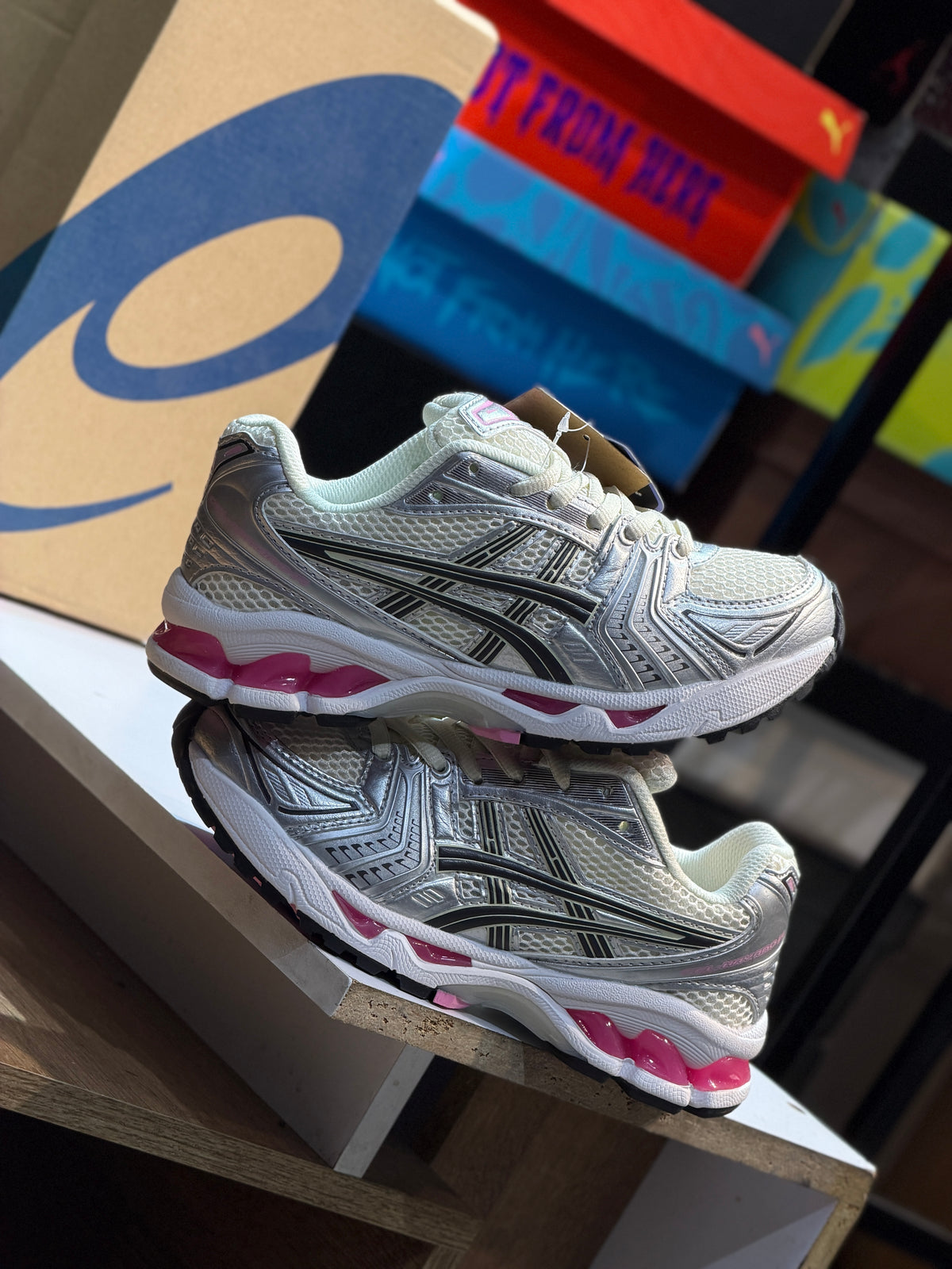 ASICS Gel-Kayano 14 "Silver/Pink"