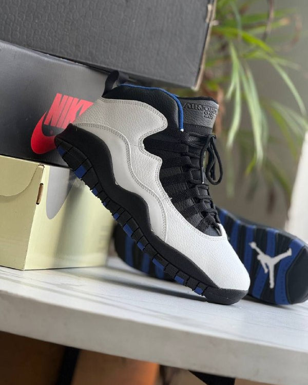 Air Jordan 10 White Black Blue